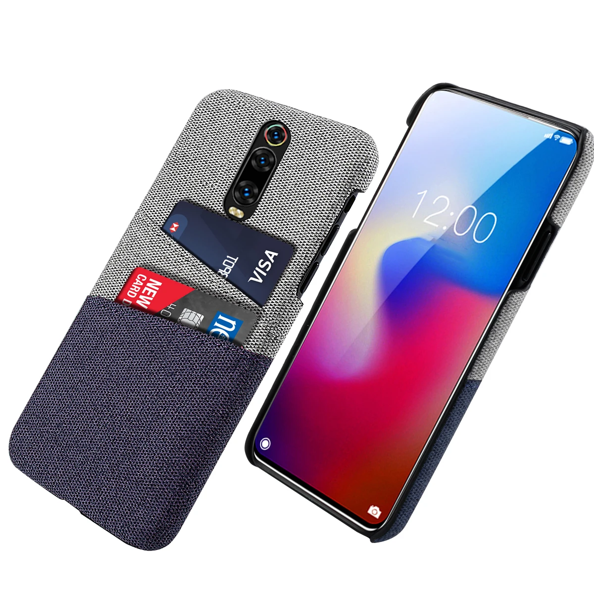 

For Xiaomi Mi 9T Mi CC9 Pro Case Slim Hard PC Anti-Scratch Frabic Cloth Cover For Xiaomi Redmi K20 Pro Note 8 8A Case Card Slot
