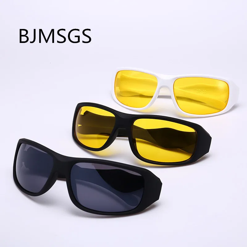 

Yellow Lens Driving Sunglasses Men Women Safety Night Vision Goggles Aviator Anti Glare Drivers Sun Glasses Dropshipping