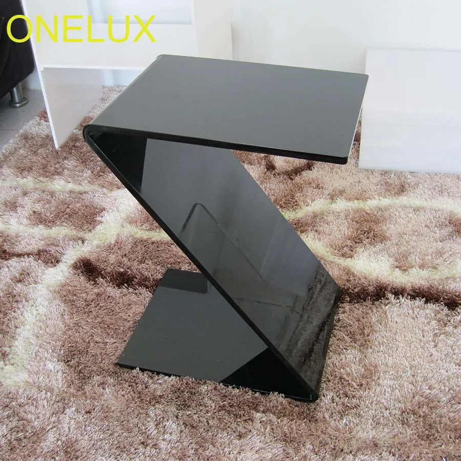 Acrylic Z Shaped Side Magazine Table,Lucite Occasional Sofa End Tables Acrylic Z Shaped Side Magazine Table,Lucite Occasional Sofa End Tables