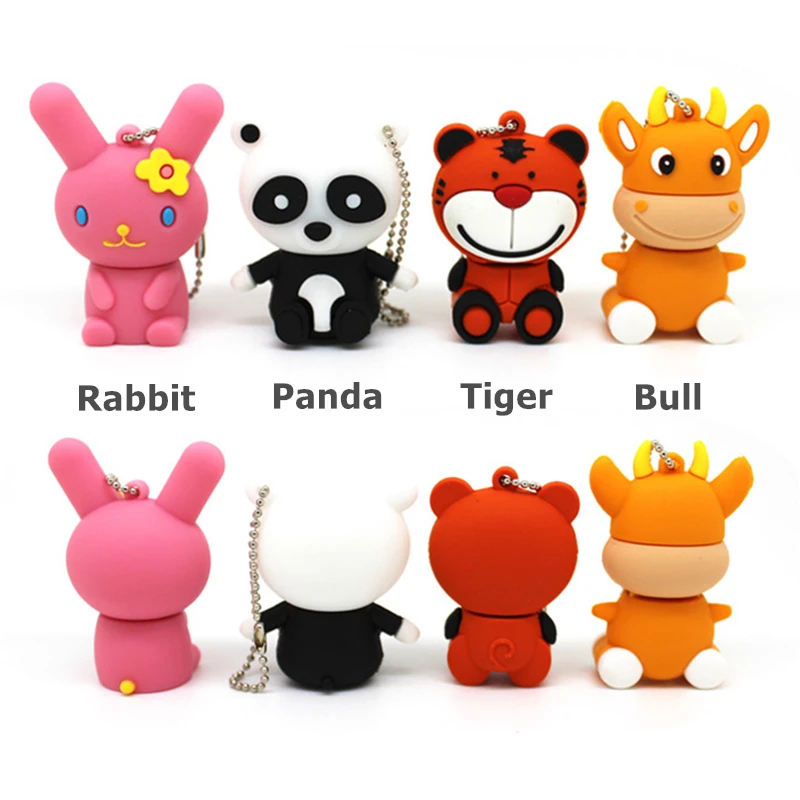 1-cartoon-pink-rabbit-panda-tiger-bull-usb-flash-drive-disk-memory-stick-pendrive-4GB-8GB-16GB