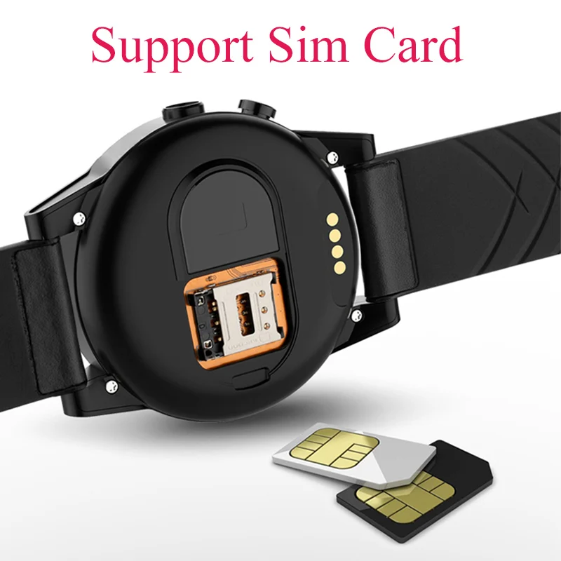 2019 KINYO original smart watch 4G 3GB RAM+32GB ROM MTK6739 smartwatch supports GPS Sim card watch men pk zeblaze thor 4 dual