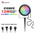 ZIGBEE 3,0 ZLL светодиодный 12 W RGB + лампочка CCT AC100-240V rgb и двойной белый e27 e26 Диммер Светодиодная лампа с регулировкой лампы RGBW/RGBWW работы alexa