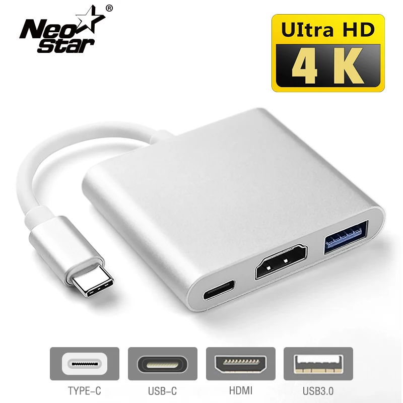 Адаптер HDMI type C для переключателя NAND концентратор USB-C к HDMI мини-Док-станция HD передача для компьютера аксессуары MacBook телефон