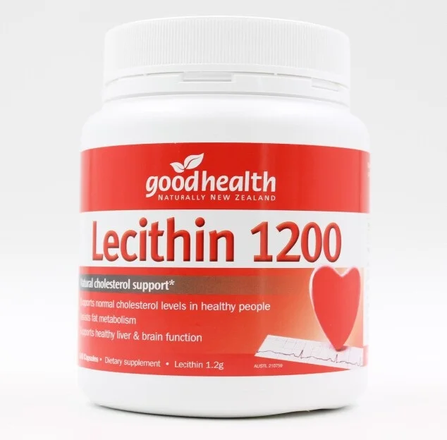 

goodhealth Lecithin 1200 mg Natural cholesterol support 200 capsules