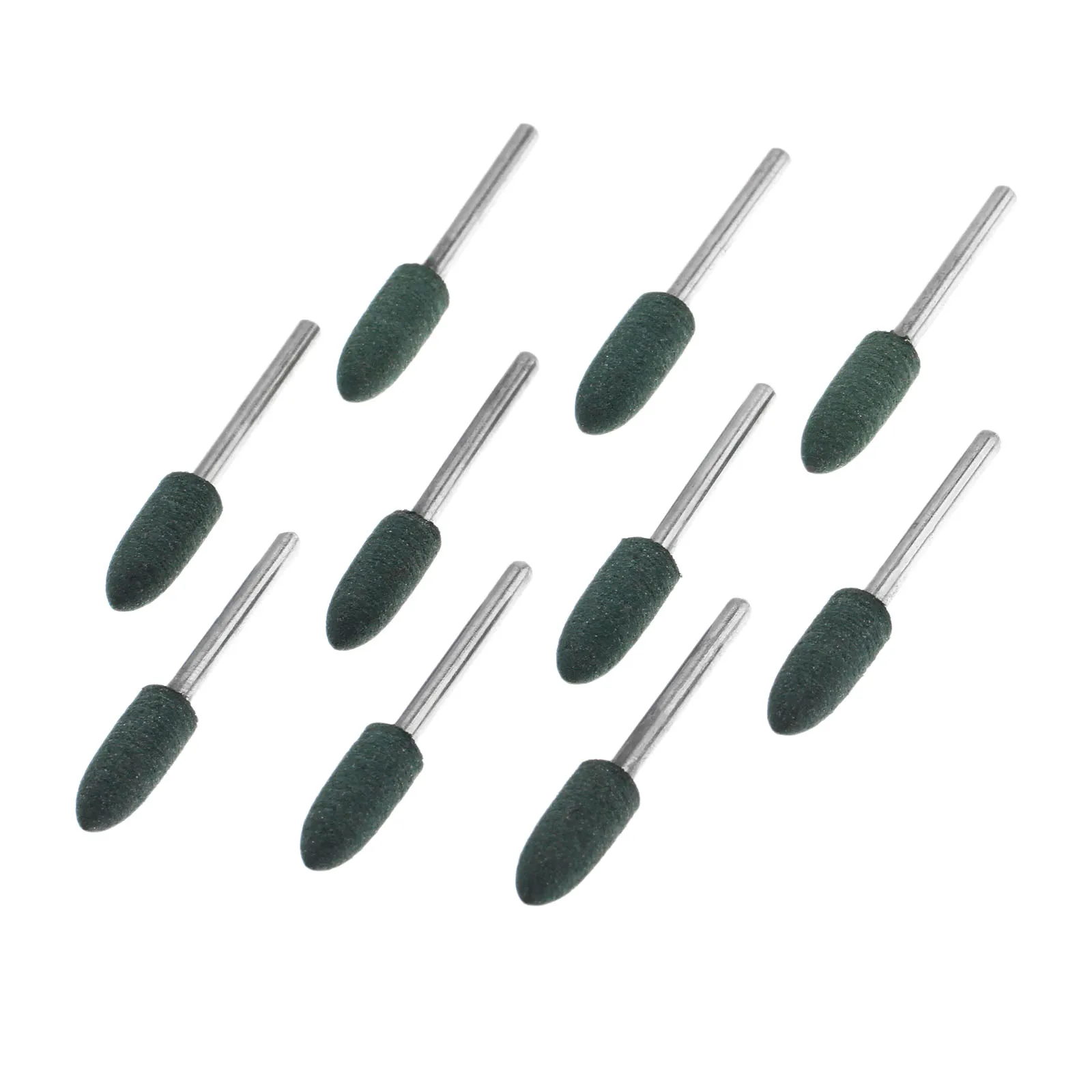 10 Pieces 6mm Abrasive Buffing Polishing Grinding Head Set Rotary Tool Kit