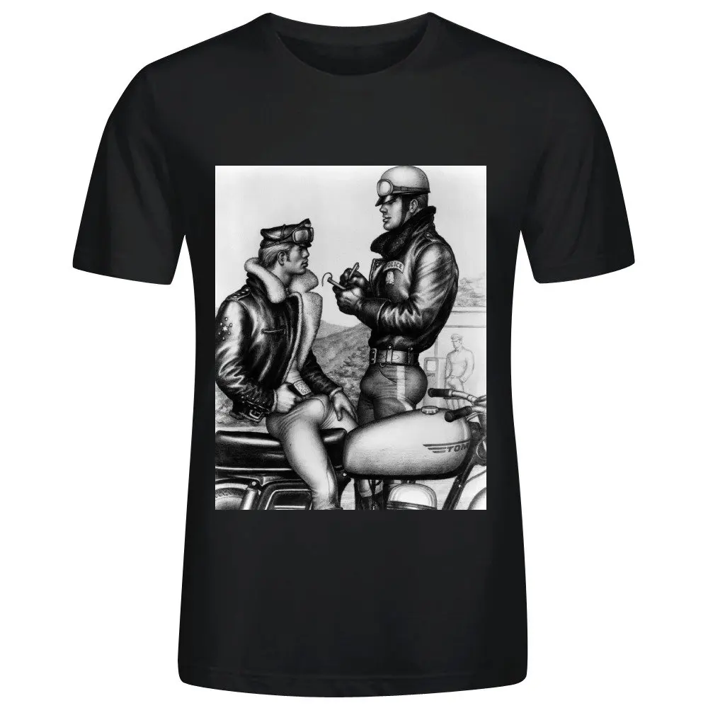 Design Bob Mizer &amp Tom of Finland Mens T-Shirt Cotton O Neck 2019 Brand Clothing Men Printed Fashion Muscle Shirt | Мужская одежда