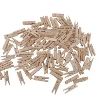 Деревянные зажимы прочные маленькие прищепки 1 3/"-30 шт/партия