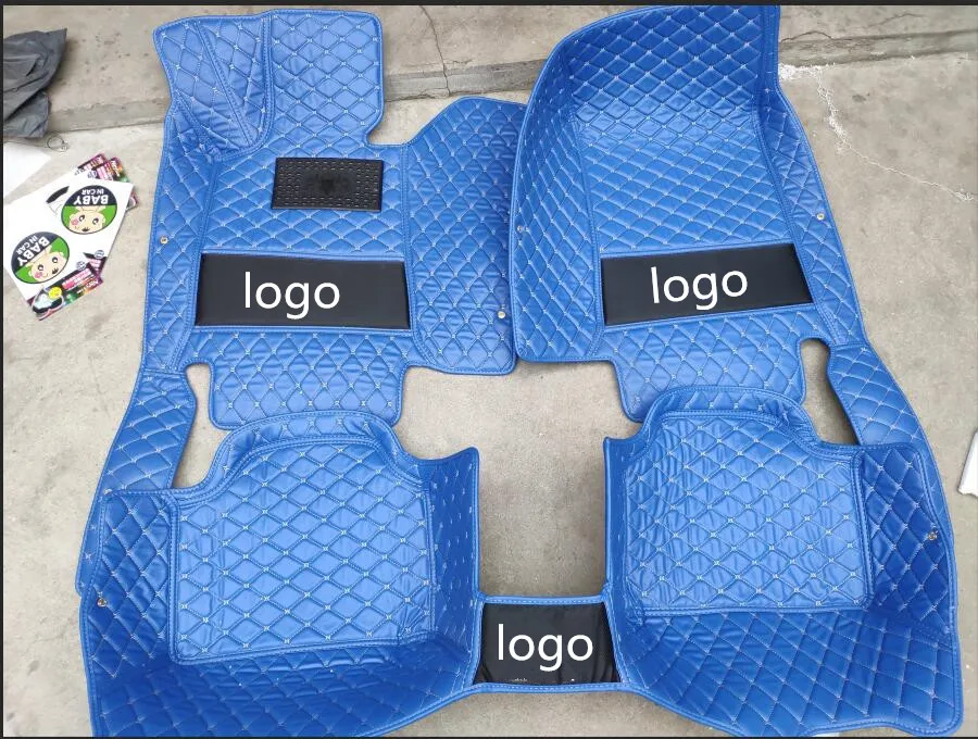 For 2011 2017 Volvo v60 leather Car Floor Auto Mats Waterproof Mat font b Interior b