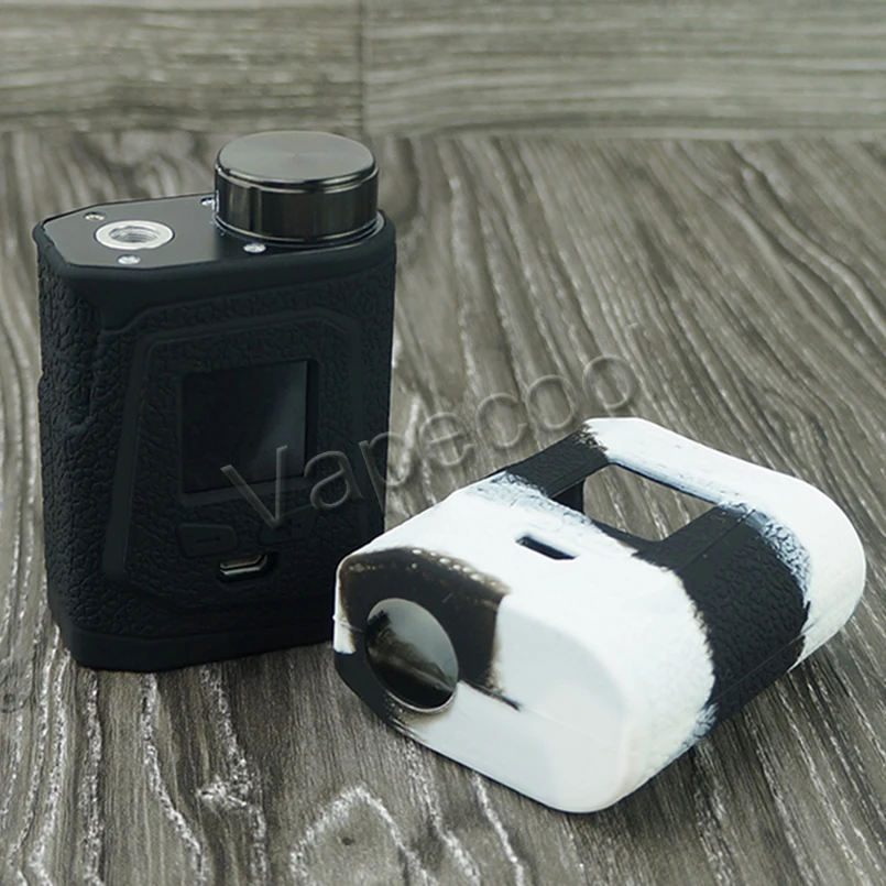 

2pcs IJOY CAPO 100 mod Silicone Cover Case Skin Warp Sticker Sleeve Non-slip Thicker for Vape mod CAPO 100 w 21700 Mod Shield