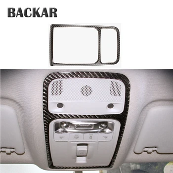 

Backar Car Styling Carbon Fiber Roof Reading Lamp Panel Frames Stickers For Audi A3 8V Sline 2012-2014 2015 2016 2017Accessories