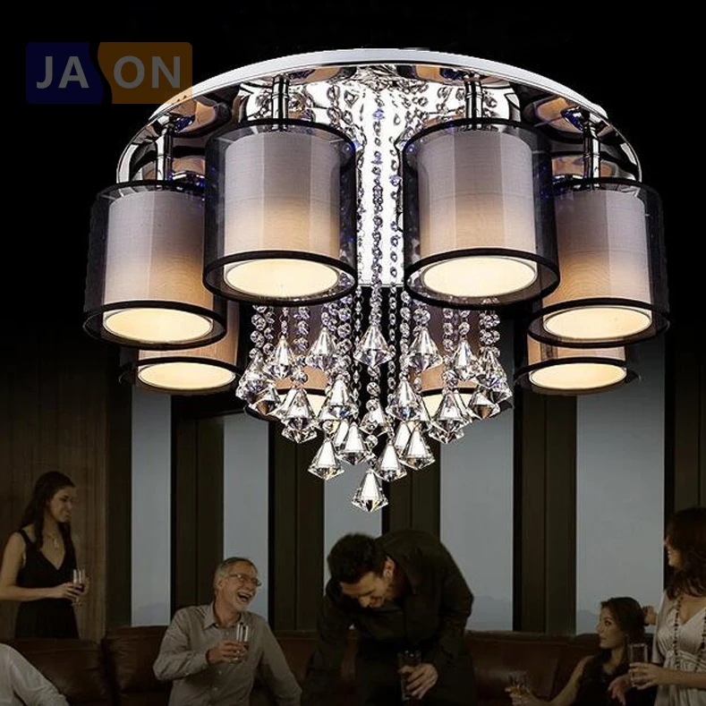  led e27 Iron Fabric crystal LED Lamp LED Light Ceiling lights Ceiling Lamp LED Ceiling Light for fo - 32809693879