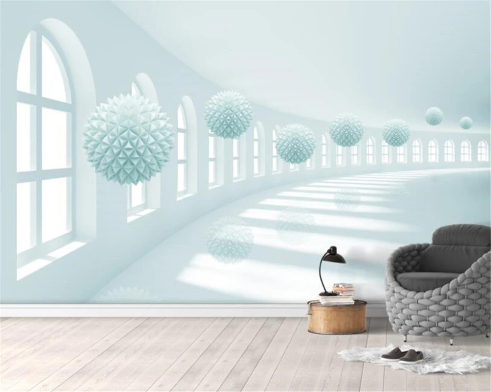 

Beibehang Photo wallpaper murals ball space extend fashion Living Room Wallpaper TV bedroom Wall papel pared Wallpaper