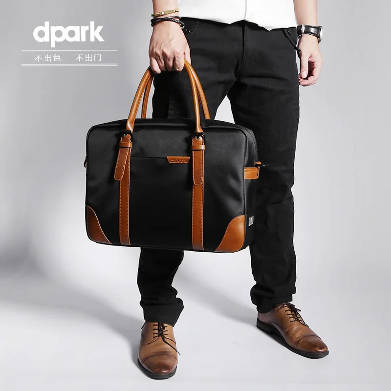 D-park Messenger Bags Waterproof Portable Laptop Briefcase Bag Men's Travel...