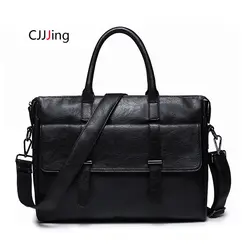 Для мужчин офисные Бизнес Сумки плеча Курьерские сумки британский стиль сумка Для мужчин s дипломат Портфели сумка для ноутбука CJJJing
