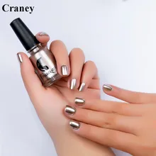 Craney 1 бутылка для геля лак для ногтей УФ-зеркальный отклеивающийся Гель-лак 6 цветов зеркальный лак для ногтей покрытие украшения для ногтей