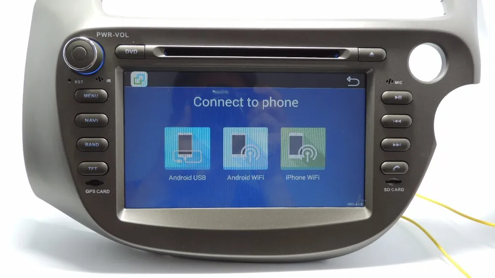 Top "YOKOTRON" 8" TFT 2 Din Android 8.1 Car Radio DVD loader 2+16GB for Honda Fit Jazz 2008 2009 2010 2011 2012 (RHD)+GPS multimedia 7