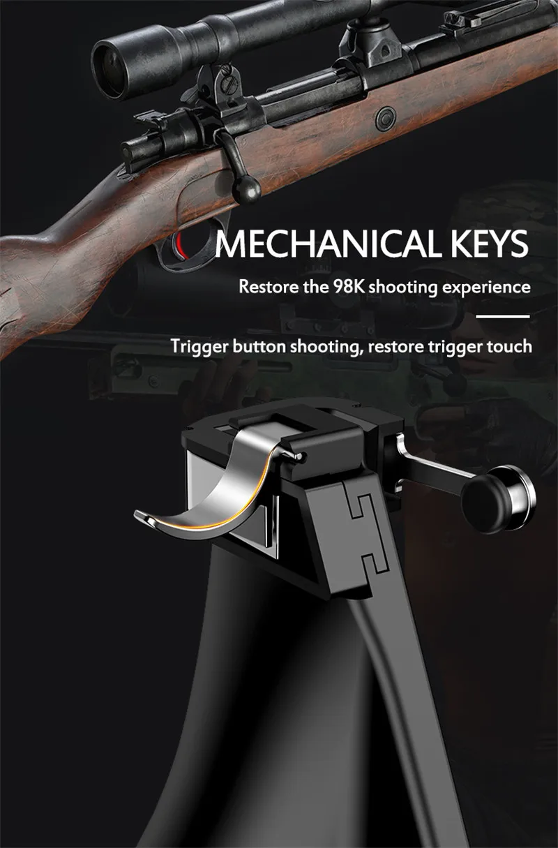 Контроллер PUBG геймпад для Ipad Tablet Trigger Fire Button Aim Key мобильные игры ручка L1R1 шутер джойстик