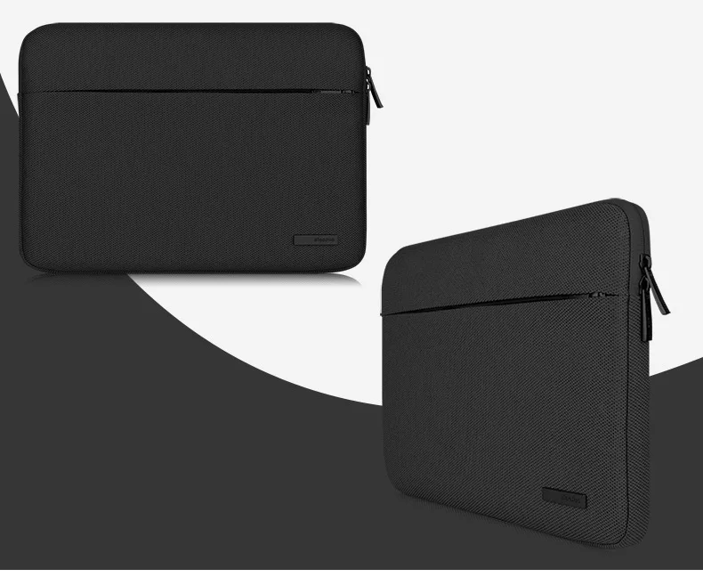 Nylon Laptop Bag Case For Xiaomi Macbook Air Pro 11 12 13 Notebook Handbag for Dell HP Asus Acer Lenovo 13.3 15.6 Surface Pro 4 - Цвет: sleeve black