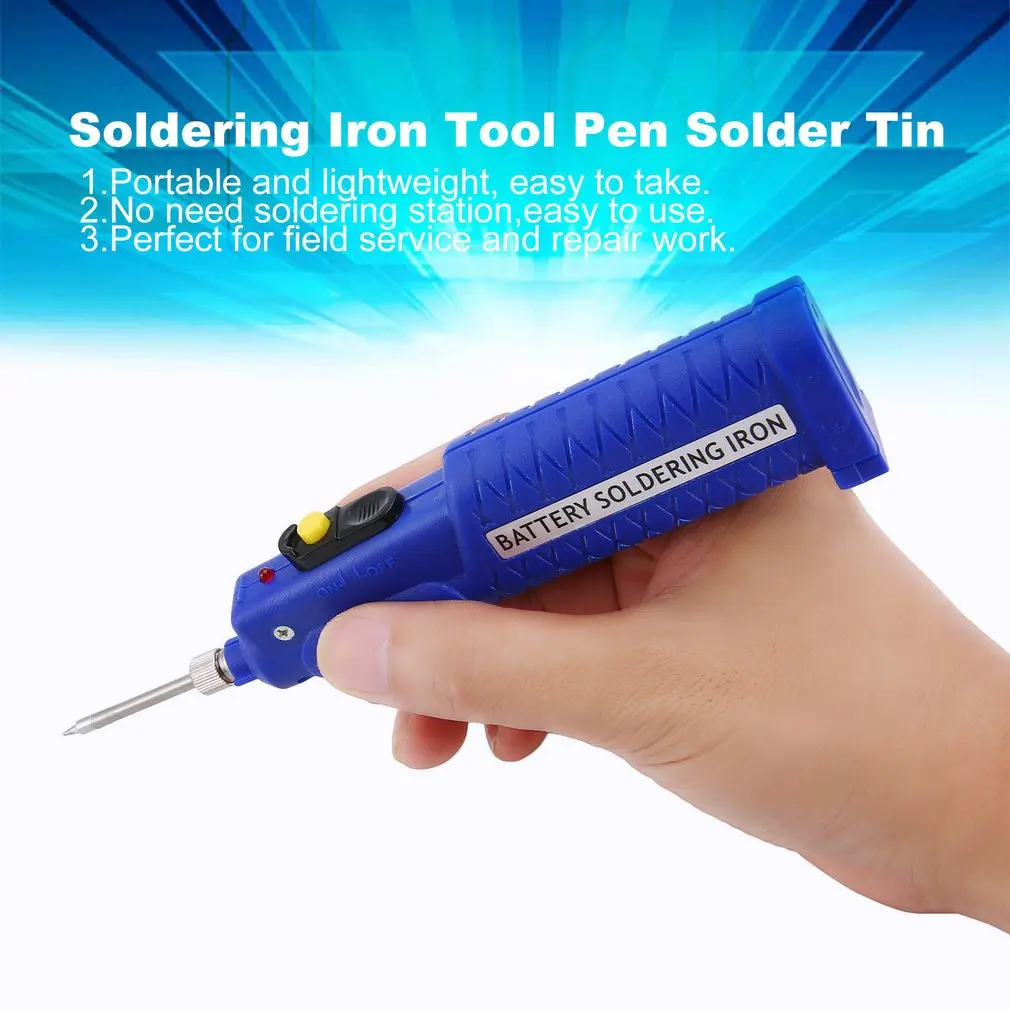 

8W 4.5V Electronic Welding Soldering Iron Tool Battery Powered Electric Pen Solder Tin Wire Mini Welding Tools