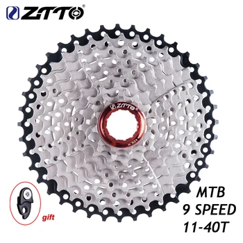 

ZTTO 11-40 T Wide Ratio 9 Speed Cassette Freewheel for parts Hub Mountain Bike MTB Bicycle Compatible with M430 M4000 M590