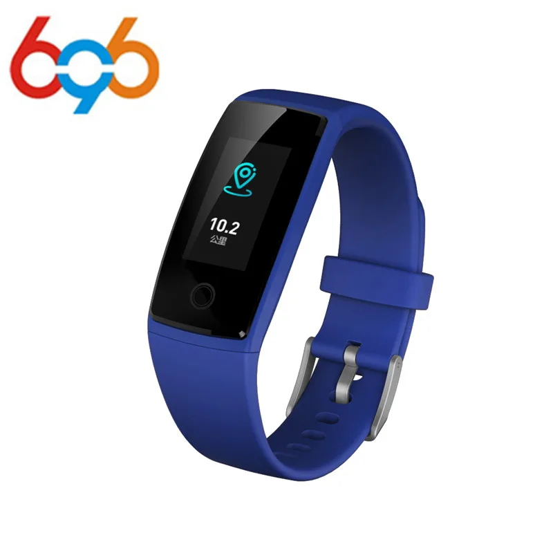 696 V10 Smart Bracelet Color Screen Blood Pressure Watch Heart Rate Monitor Fitness Tracker Band Pedometer Wristband | Электроника