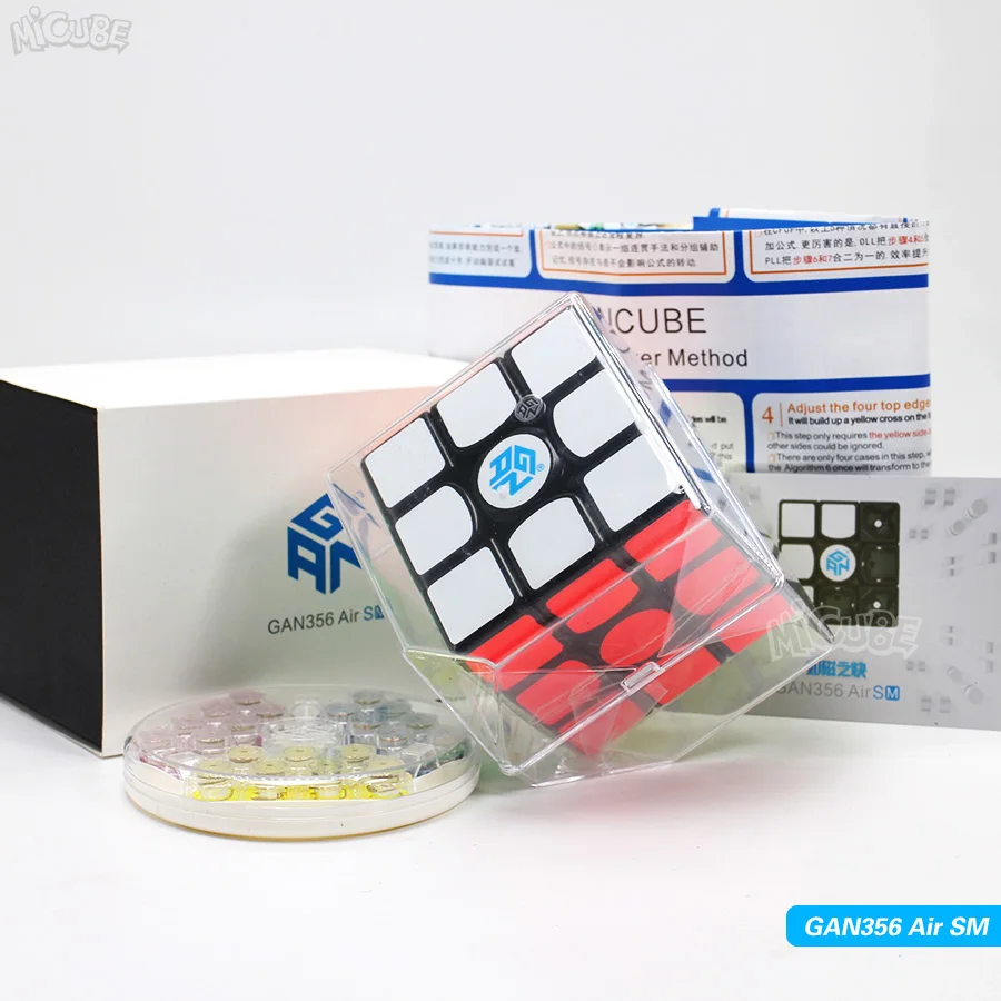 Magnético de Gan Cubo Velocidade Mágica 4x4x4 Gan 356 ar sm 354 m 460 249 v2 356x Stikerelss Magnetc 2x2x2 3x3x3 23 Cubos mágicos