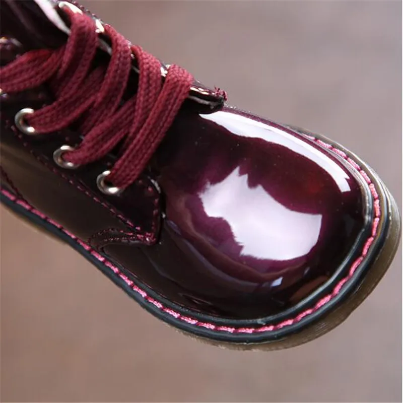 Goede Nieuwe Kinderschoenen Herfst Jongens laarzen Meisjes Comfortabele Enkellaarsjes Baby Peuter Schoenen Kinderen Leren Laarzen 019