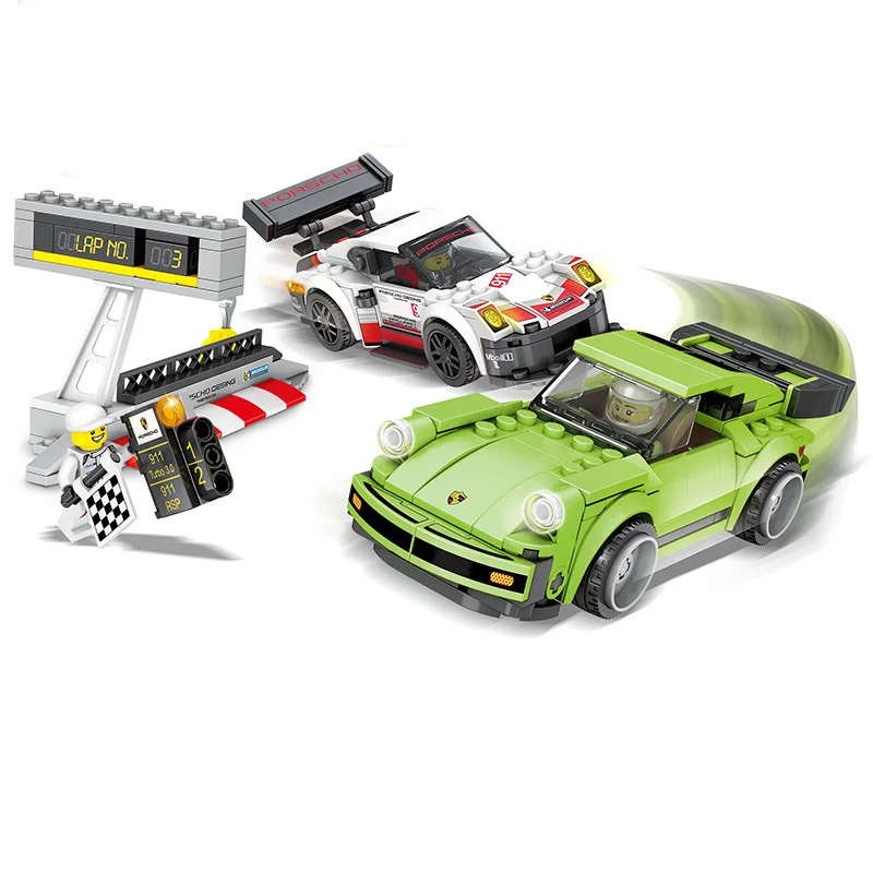 Суперсовместимая модель автомобиля Legoed speed Champions от Corsa строительные блоки Mattoni