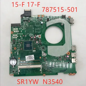 

Free shipping for 787515-501 787515-001 for 15-F 17-F laptop motherboard with SR1YW N3540 CPU DAY12EMB6C0 working well