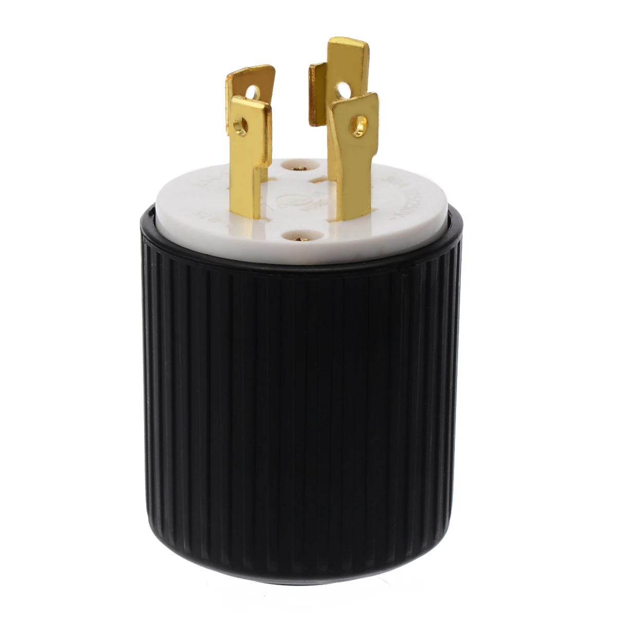 New Black Locking Male Plug L14-30 30Amp 125/250 Volt 3 Pole 4 Wire Grounding Locking Male Plug Connector