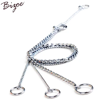 

High Quality P Chain Training Dog Adjustable Snake Chain Collar Pet Dog Cat Necklace Different Size