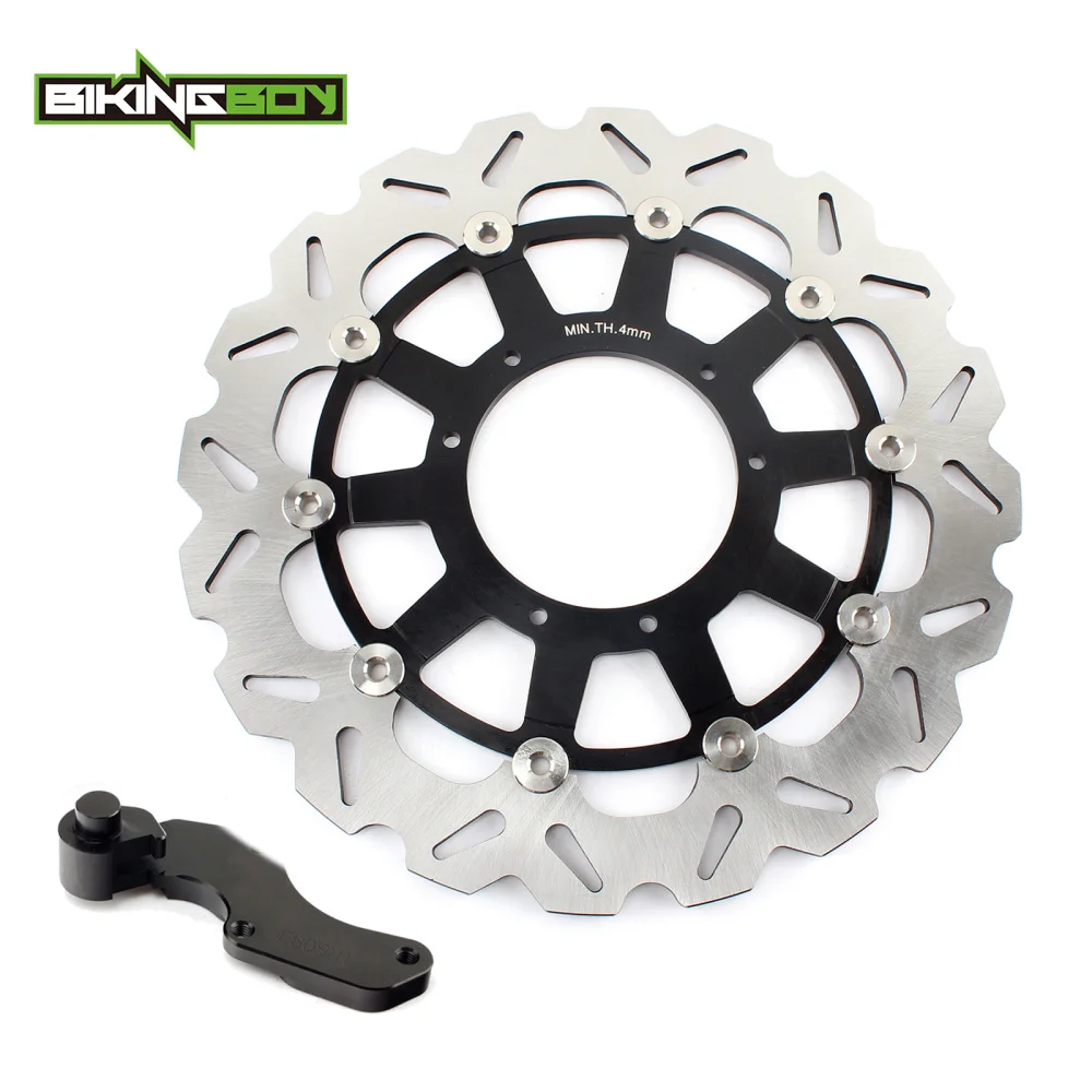 

BIKINGBOY Oversize 320mm Front Disc Disk Rotor Bracket for CR 125 250 R E CRF 250 450 R SUPERMOTARD CRF 250 450 X 17 16 15 14 13