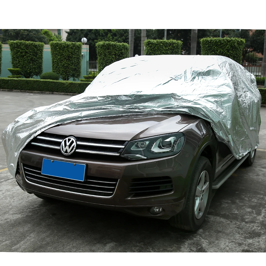 

UXCELL Aluminum Full Car Cover Waterproof Heat Sun Uv Snow Dust Rain Resistant Size Yl