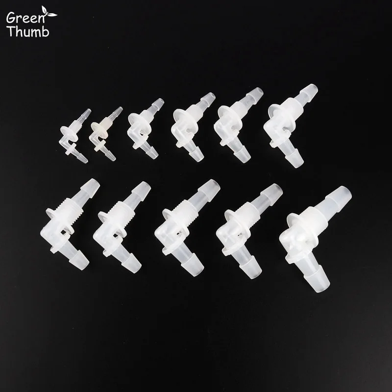 5 шт. M6/M8/1/8 &quot/1/4&quot/3/8 &quot/1/2&quot 2 4 11 1 мм пластиковый коленчатый соединитель