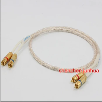 

0.5m MCA Silver-plated HiFi Audio cable Line RCA interconnect cable free shipping