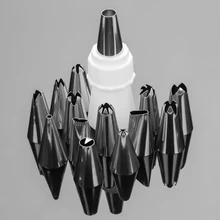 15 шт., наборы для украшения торта, Кондитерские насадки для глазури, помадка, сделай сам, слоеное украшение, сахарное ремесло, печенье, насадки для выпечки, инструменты