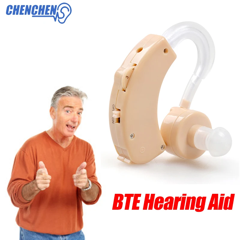 Hearing Aids Small Behind Ear Best Sound Amplifier Adjustable Digital