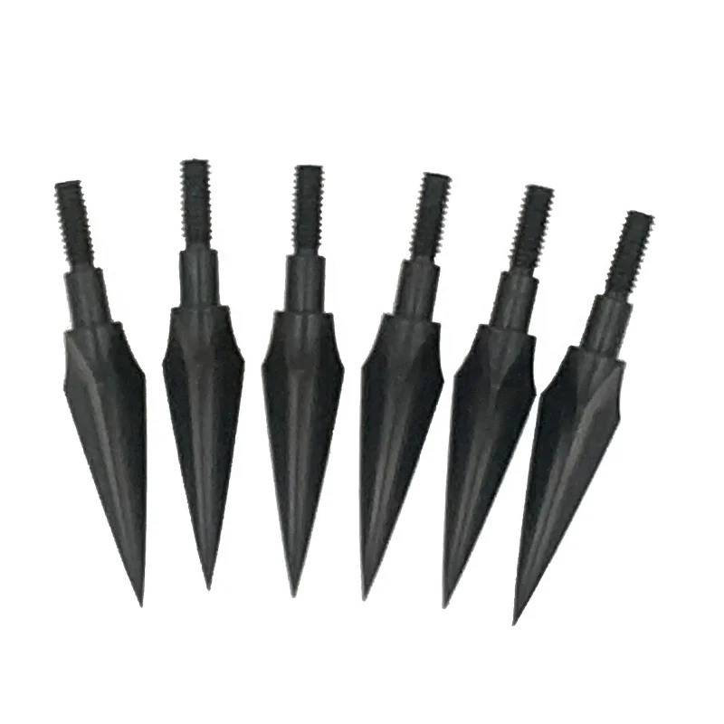 12Pcs Archery Broadheads 100 Grain Arrowheads Screw-In Tips Hunting