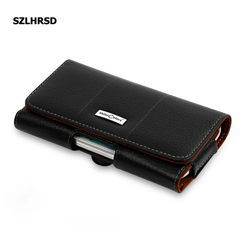 SZLHRSD Genuine Leather Belt Clip Pouch Cover Case for Prestigio Muze C7 LTE 5Inch Phone Wallet | Мобильные телефоны и