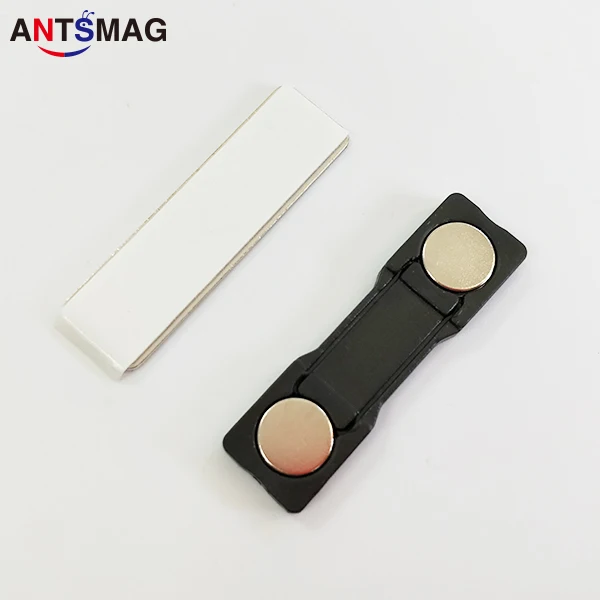 

100pack Badge Magnets Strong Magnetic Nametag and Lapel Pin Holders with Sticker Adhesive Backing by Specialist ID