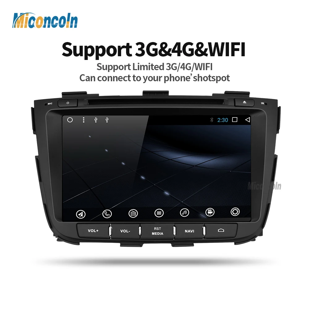 Asottu Z13SLT8060 Android 7 1 Автомобильный gps для kia Sorento 2013 2014 dvd плеер 2 din стерео