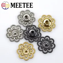 Free shipping 10pcs Accessories High Quality 18mm 22mm 25mm metal buttons Female Coat Button Snap D3-2