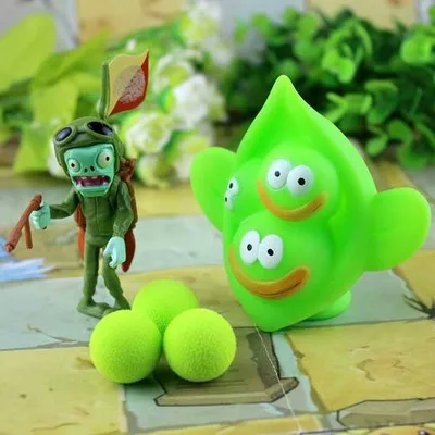 [Новинка] PVZ Растения против Зомби Peashooter ПВХ фигурка аниме модель игрушки подарки игрушки для детей Высокое качество Запуск растений - Цвет: 11