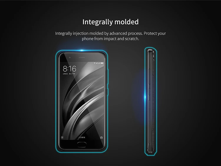 for Xiaomi Mi 6 M6 Mi6 Nillkin Qi Wireless Charging Receiver Charger Case Accessories Back Shell Cover Charging Magic Case