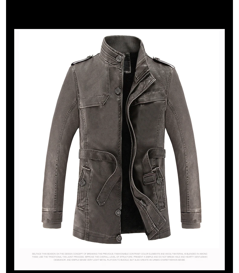 FGKKS брендовая мужская кожаная куртка модная Толстая новая зимняя куртка из искусственной кожи мужская мотоциклетная верхняя одежда кожаные куртки для мужчин