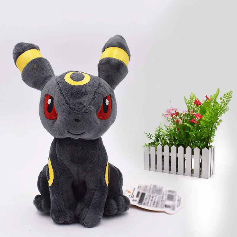 50 шт./лот аниме сидячая кукла Umbreon японский плюшевые животные качество мультфильм оптовая продажа игрушка Рождественский подарок для детей