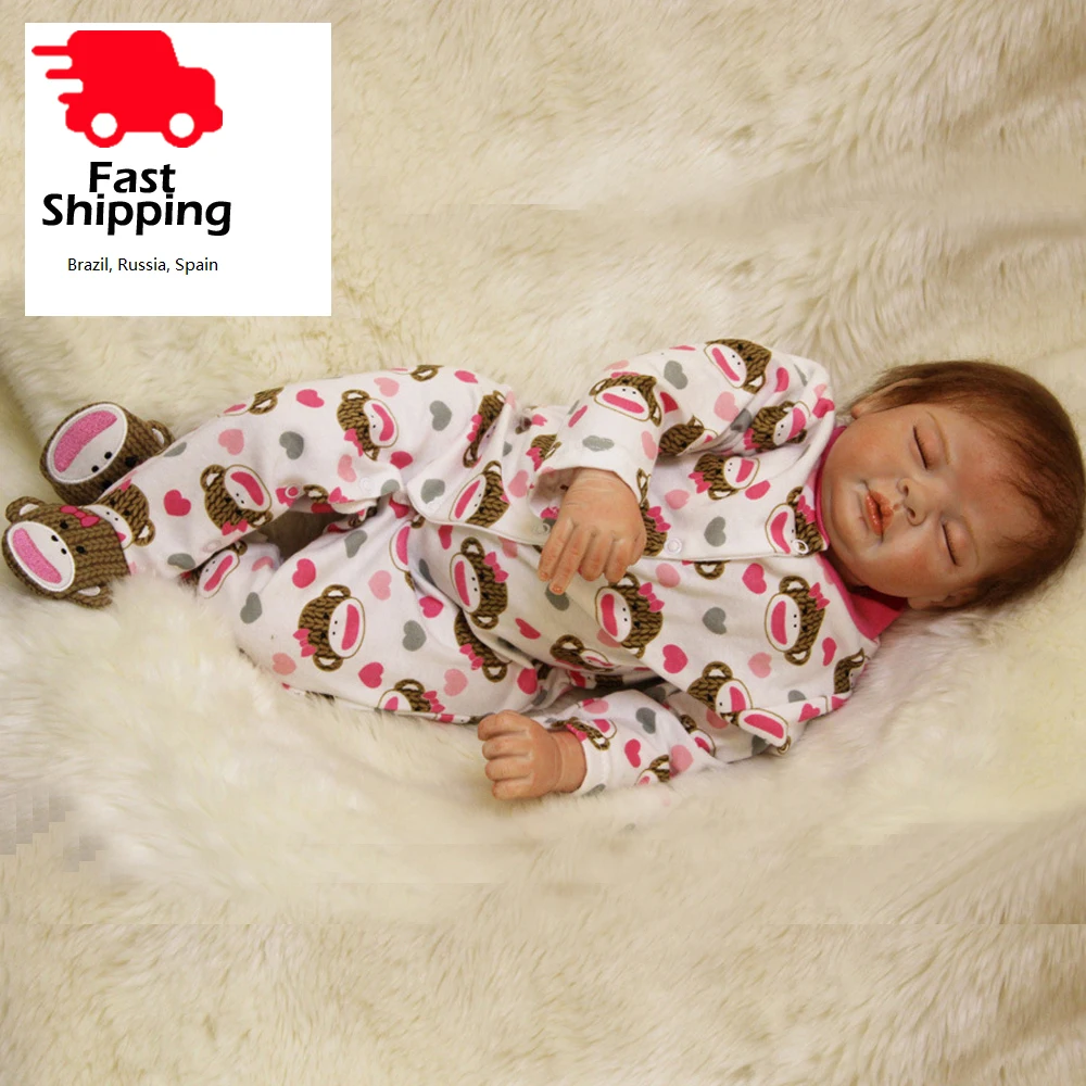 Бразилия доставка Bebe куклы Reborn 22 &quot55 см мягкие виниловые силиконовые baby Игрушки