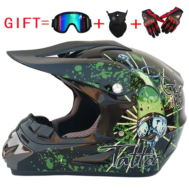 Free shipping off road mountain full face Motobiker Helmet Classic