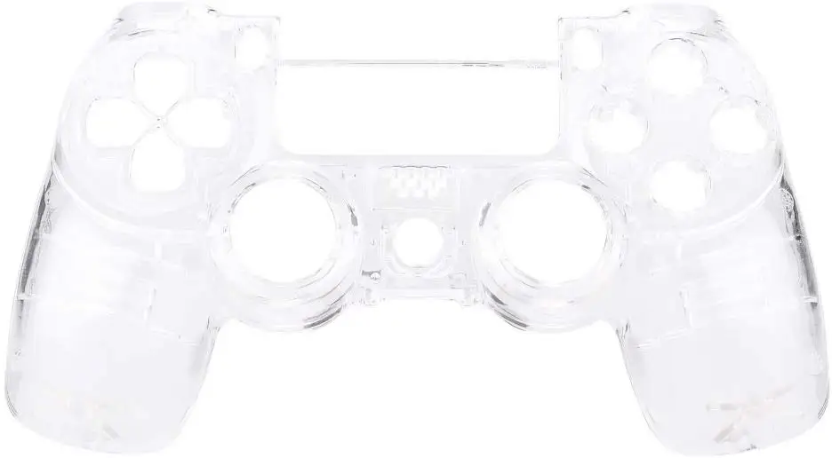 Кристально чистый передний корпус оболочка Лицевая панель Задняя белая крышка чехол для Playstation 4 Pro PS4 Pro V2 контроллер CUH-ZCT2 JDM-040