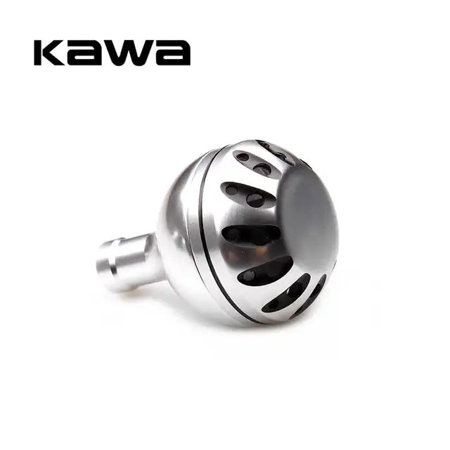 Kawa New Fishing Reel Handle Knob For Daiwa Shimano Spinning Reel For 1500-4000 Model 38mm Diameter Fishing Reel Rocker Knob silver black